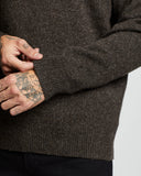 Pendleton Shetland Crew Sweater Brown Mix