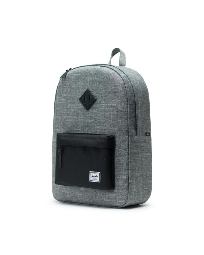 HERSCHEL HERITAGE  BACKPACK RAVEN CROSSHATCH/BLACK