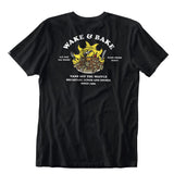 VANS FRESH WAFFLES TEE BLACK