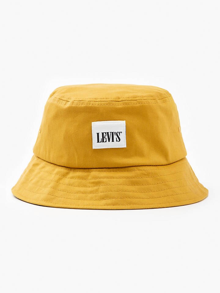 LEVI'S SERIF BUCKET HAT REGULAR YELLOW