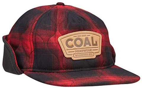 COAL THE CUMMINS EARFLAP CAP PLAID