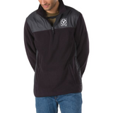 VANS PEAKS POLAR FLEECE JACKET BLACK ASPHALT