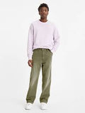 LEVI'S XX STAY LOOSE CARPENTER OLIVE NIGHT HERRINGBONE
