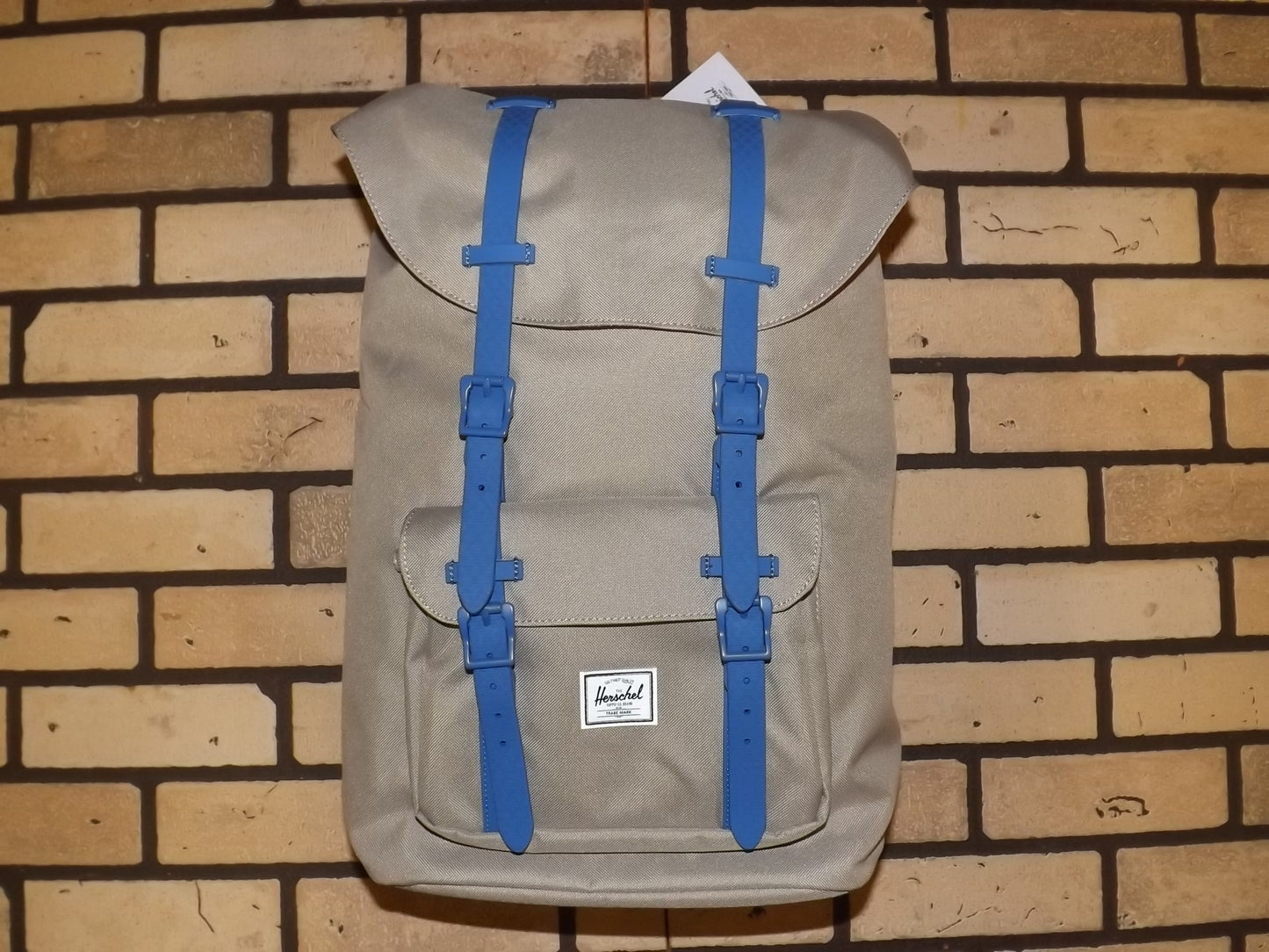 HERSCHEL LITTLE AMERICA BACKPACK BRINDLE/COBALT NATIVE RUBBER