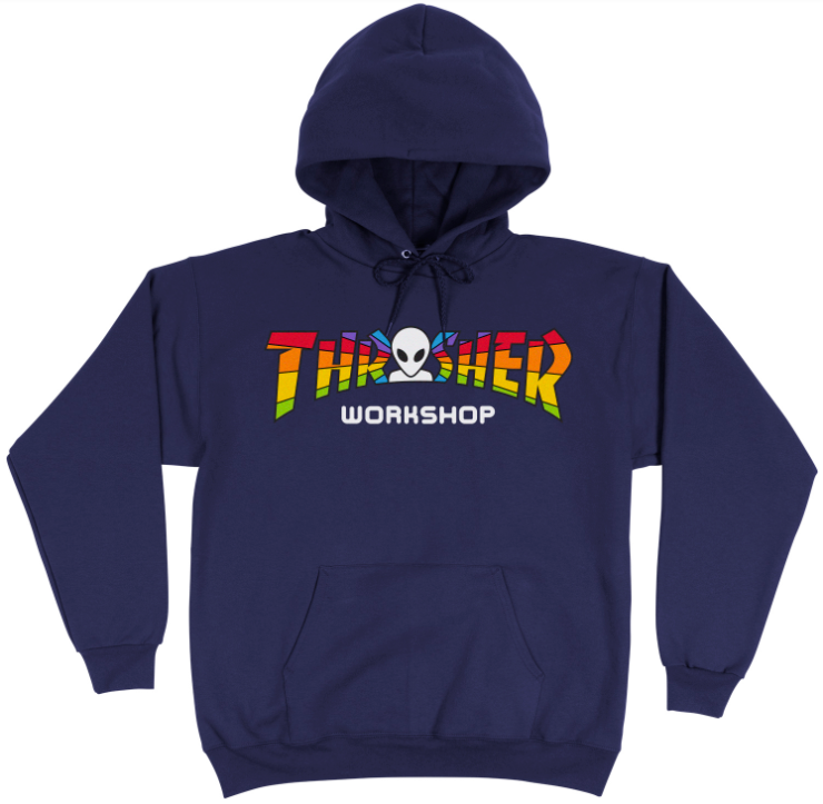 Thrasher Spectrum Hoodie Navy