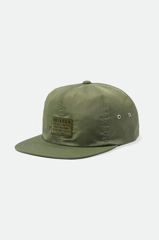 Brixton Vintage Nylon Cap Olive Surplus