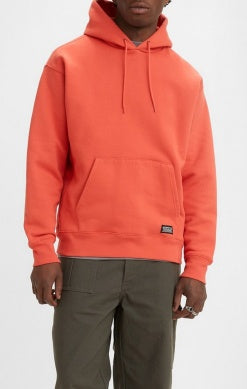 LEVI’S SKATEBOARDING HOODED SWEATSHIRT BURNT SIENNA
