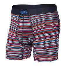 Saxx Vibe Boxer Brief Blue Vibrant Stripe
