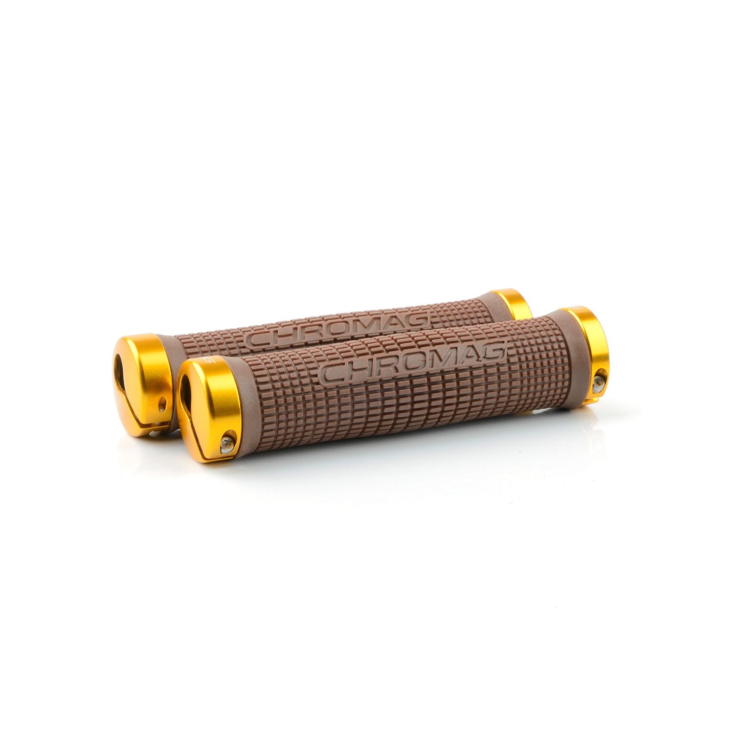 Chromag SquareWave Grips Brown/Gold