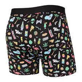 Saxx Daytripper Boxer Brief Fly Fun Bits Black