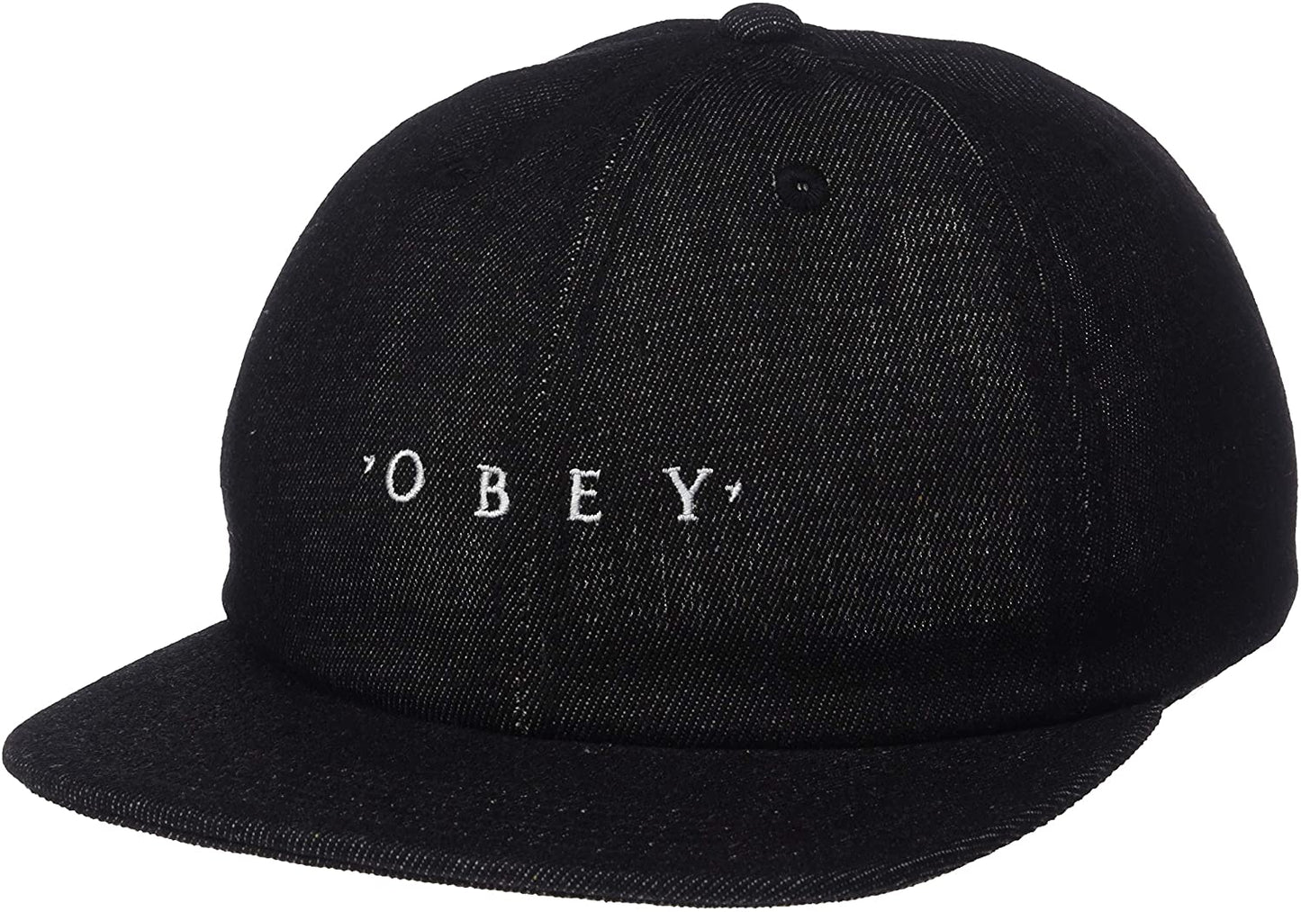 OBEY TEMPER 6 PANEL FADED BLACK