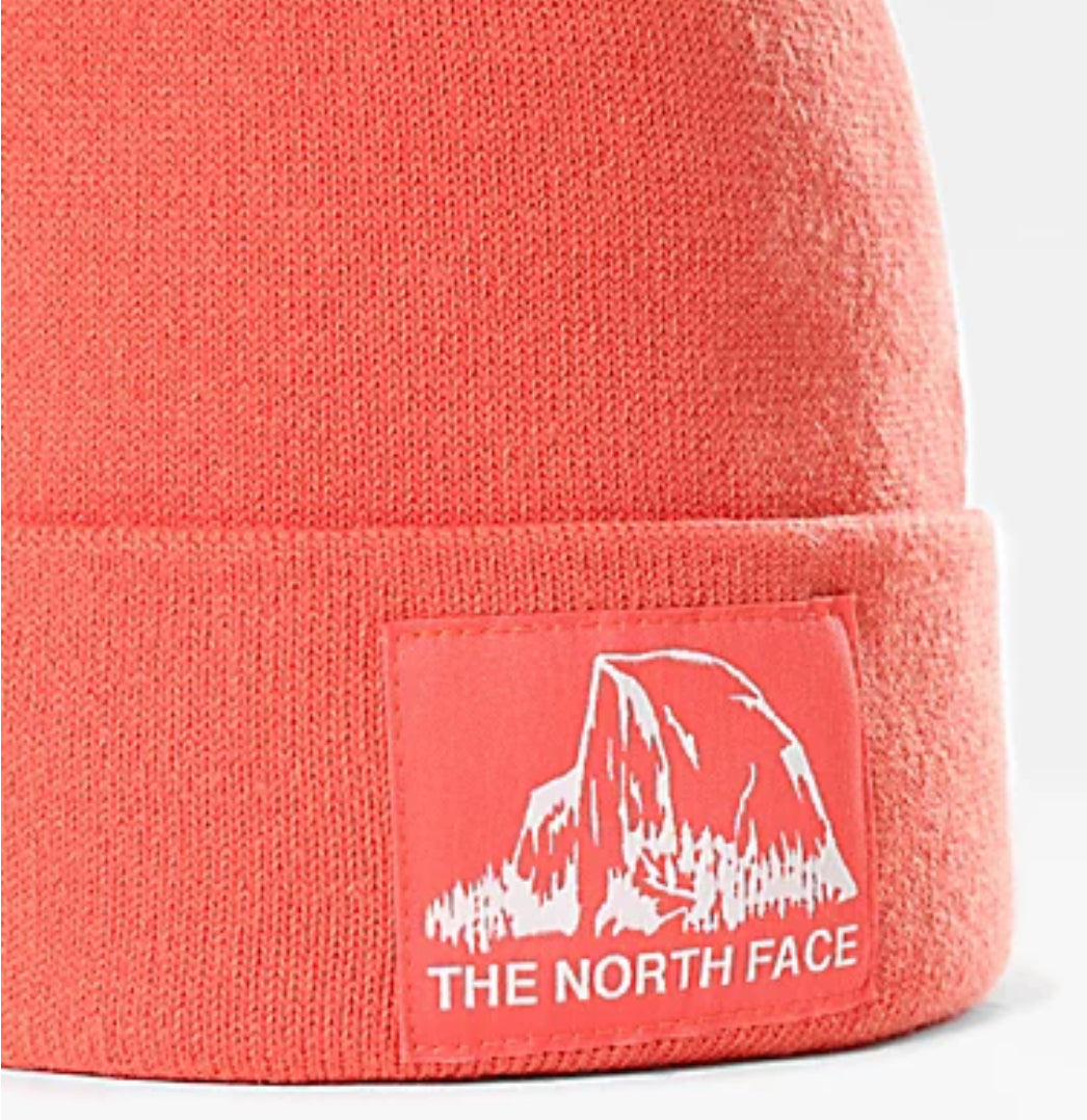 THE NORTH FACE DOCK WORKER RECYCLED BEANIE EMBERGLOW ORANGE