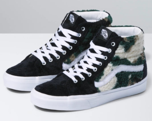 VANS SK8-HI (SHERPA) CAMO/BLACK