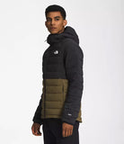 The North Face Bellview Stretch Down Hoodie TNF Black/Military Olive