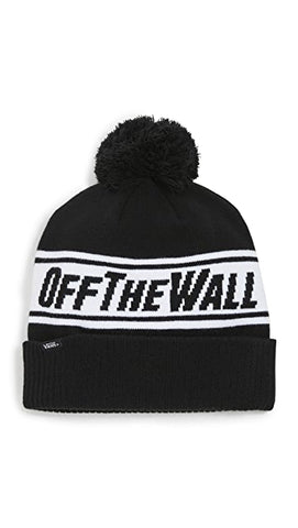 VANS OFF THE WALL POM BEANIE BLACK/WHITE
