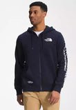 THE NORTH FACE BRAND PROUD FULL ZIP HOODIE AVIATOR NAVY