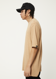 Afends Classic Hemp Retro Tee Tan