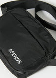AFENDS STRRETLIGHTS RECYCLED POUCH BAG BLACK
