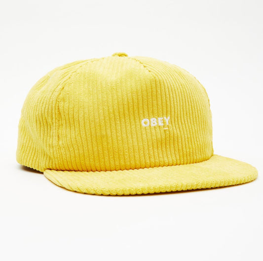 OBEY CORD SNAPBACK BUTTER