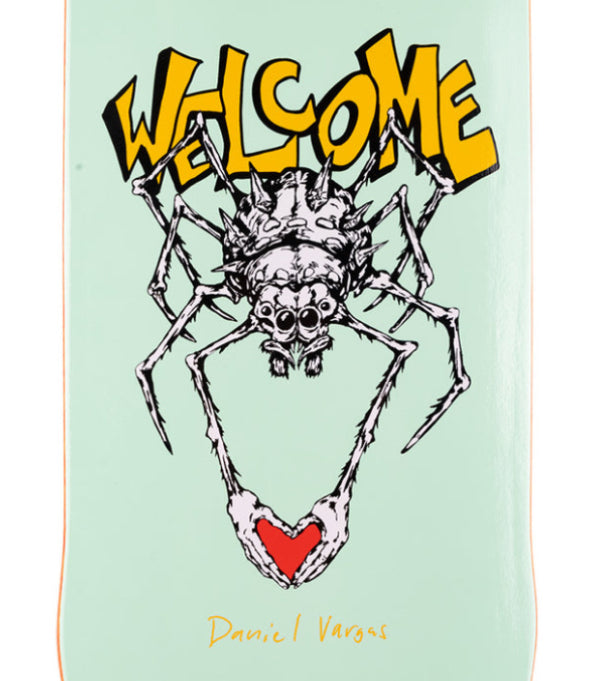 WELCOME DANIEL VARGAS SPIDEY ON EFFIGY - TEAL - 8.8" **comes w free grip**
