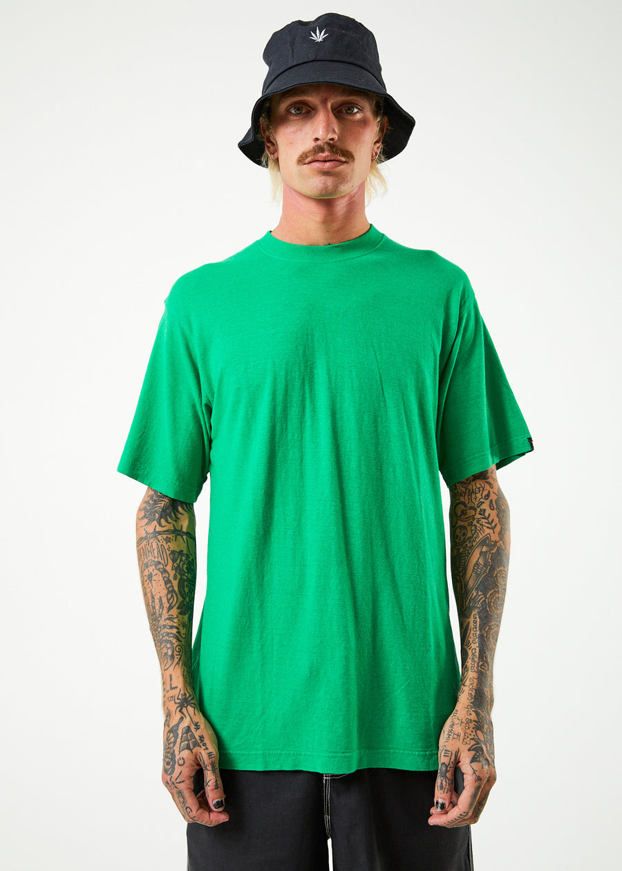 Afends Classic Hemp Retro Fit Tee Forest