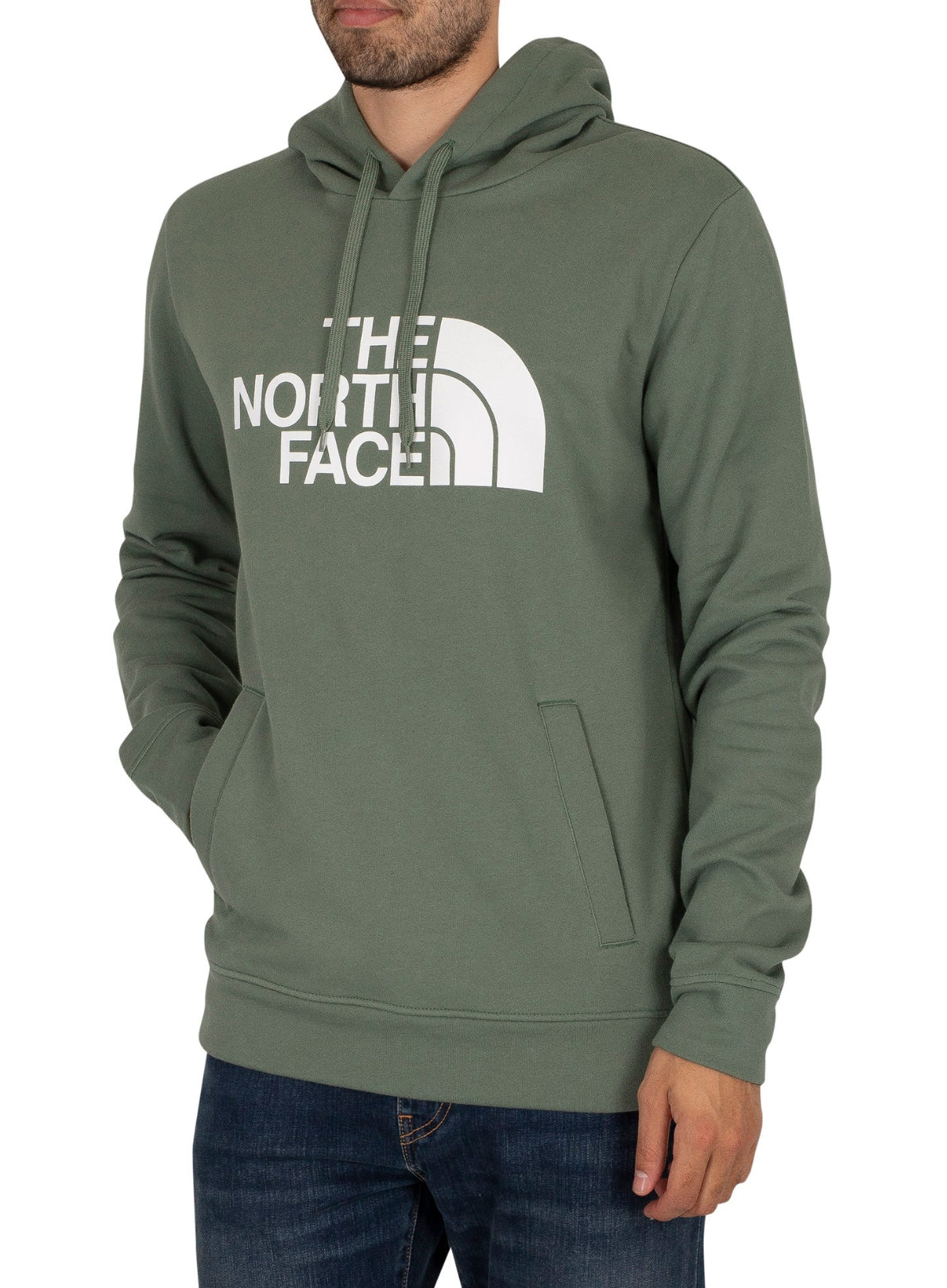 THE NORTH FACE HALF DOME PULLOVER HOODIE LAUREL WREATH GREEN