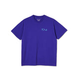 POLAR SKATE CO. STROKE LOGO TEE PURPLE