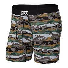 SAXX Ultra Boxer Brief Fly Graphite Mura Kamo