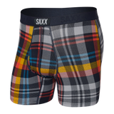 SAXX Ultra Boxer Brief Fly Free Fall Multi Plaid