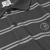 Polar Strip Polo LS Shirt Graphite