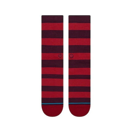 Stance Draft Crew Sock Red