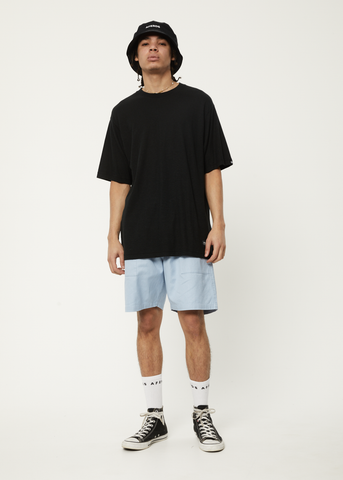 Afends Classic Hemp Retro Tee Black