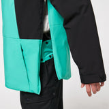 OAKLEY TNP INSULATED ANORAK BLACKOUT/LIGHT EMERALD