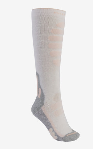 BURTON W PERFORMANCE + LIGHTWEIGHT COMPRESSION SOCK STOUT WHITE