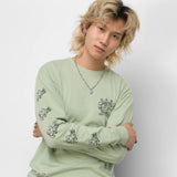 VANS VINTAGE PIECE OF MIND LS TEE CELADON GREEN