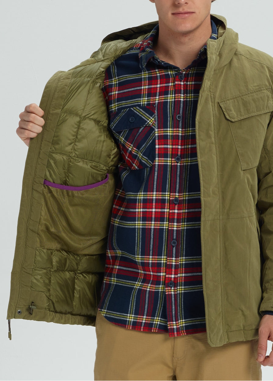 BURTON PREMIUM EDGEWATER JACKET MARTINI OLIVE