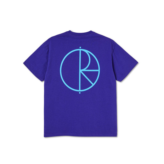 POLAR SKATE CO. STROKE LOGO TEE PURPLE