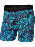 SAXX Platinum Boxer Brief Fly Lush Tropics- Racer Blue