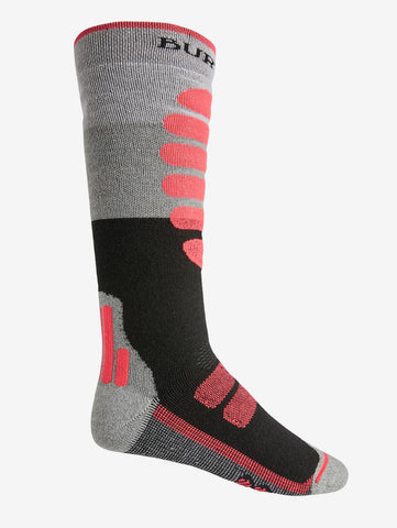 BURTON PERFORMANCE + MIDWEIGHT SOCK LUNAR GRAY