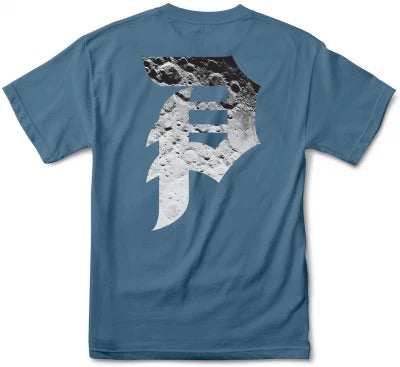 PRIMITIVE MOON TEE SLATE