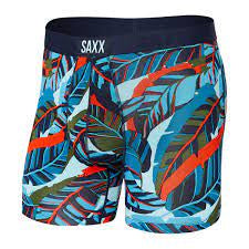 Saxx Vibe Boxer Brief Blue Pop Jungle