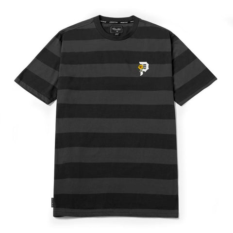 PRIMITIVE HIBISCUS KNIT TEE CHARCOAL HEATHER