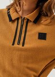AFENDS SMALL MOMENTS UNISEX HEMP LS POLO