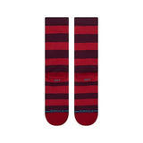 Stance Draft Crew Sock Red