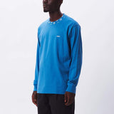 OBEY JACOBSON JAQUARD LS TEE ORGANIC ATLANTIC BLUE