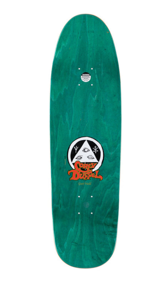 WELCOME COREY DUFFEL GUEST BOARD ON BLIXA - BLACK - 9.25" **comes w free grip**