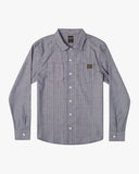 RVCA DAY SHIFT LS MOODY BLUE
