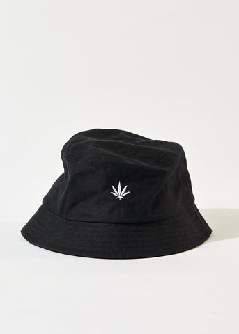 AFENDS HEMP BUCKET HAT BLACK
