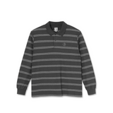 Polar Strip Polo LS Shirt Graphite