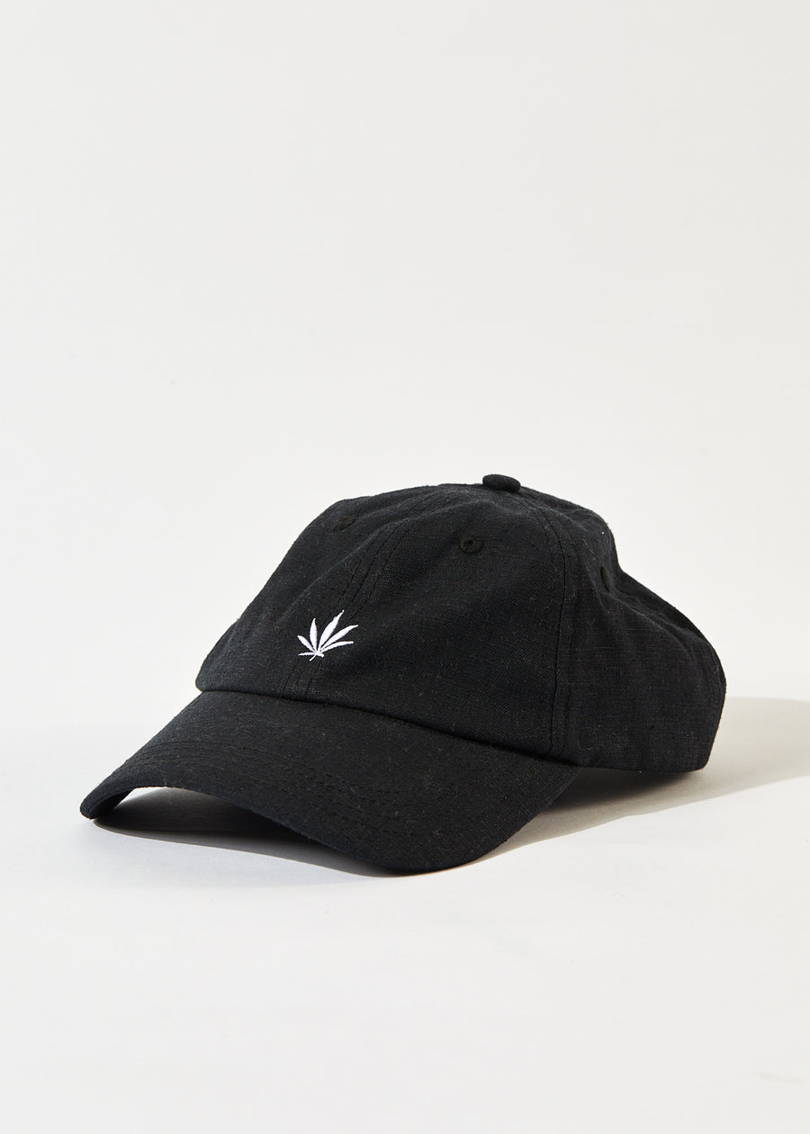 AFENDS HEMP 6 PANEL CAP BLACK